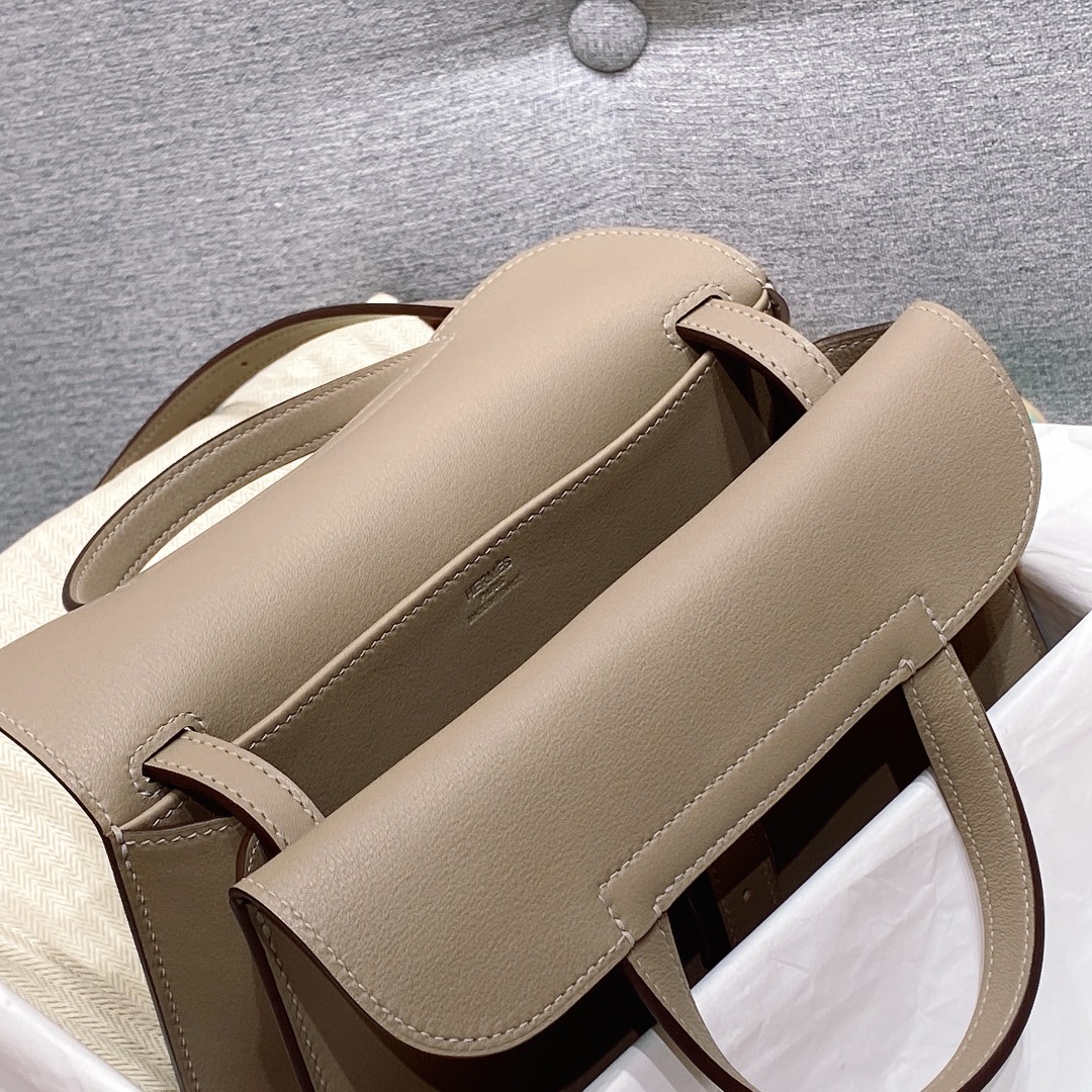 에르메스 미니 할잔백 에토프 은장 스위프트